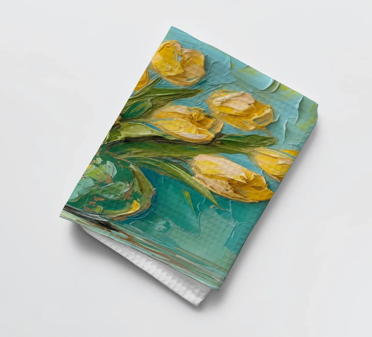 Tulipani gialli canovaccio da cucina da Imagine