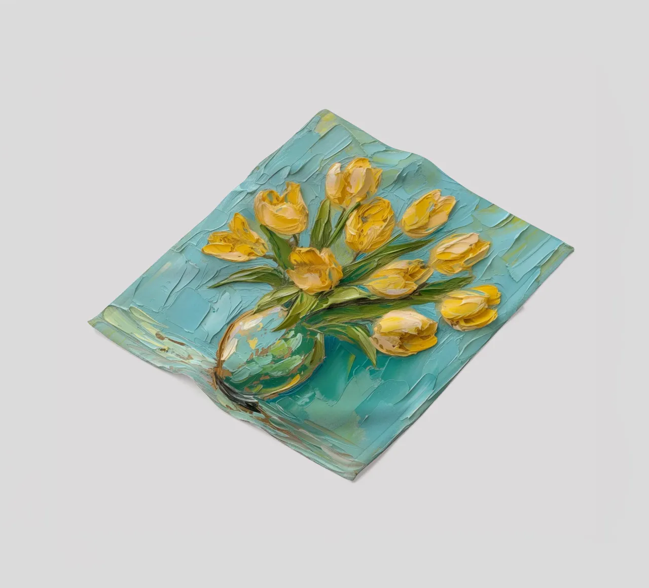 Tulipani gialli coperta in pile da Imagine