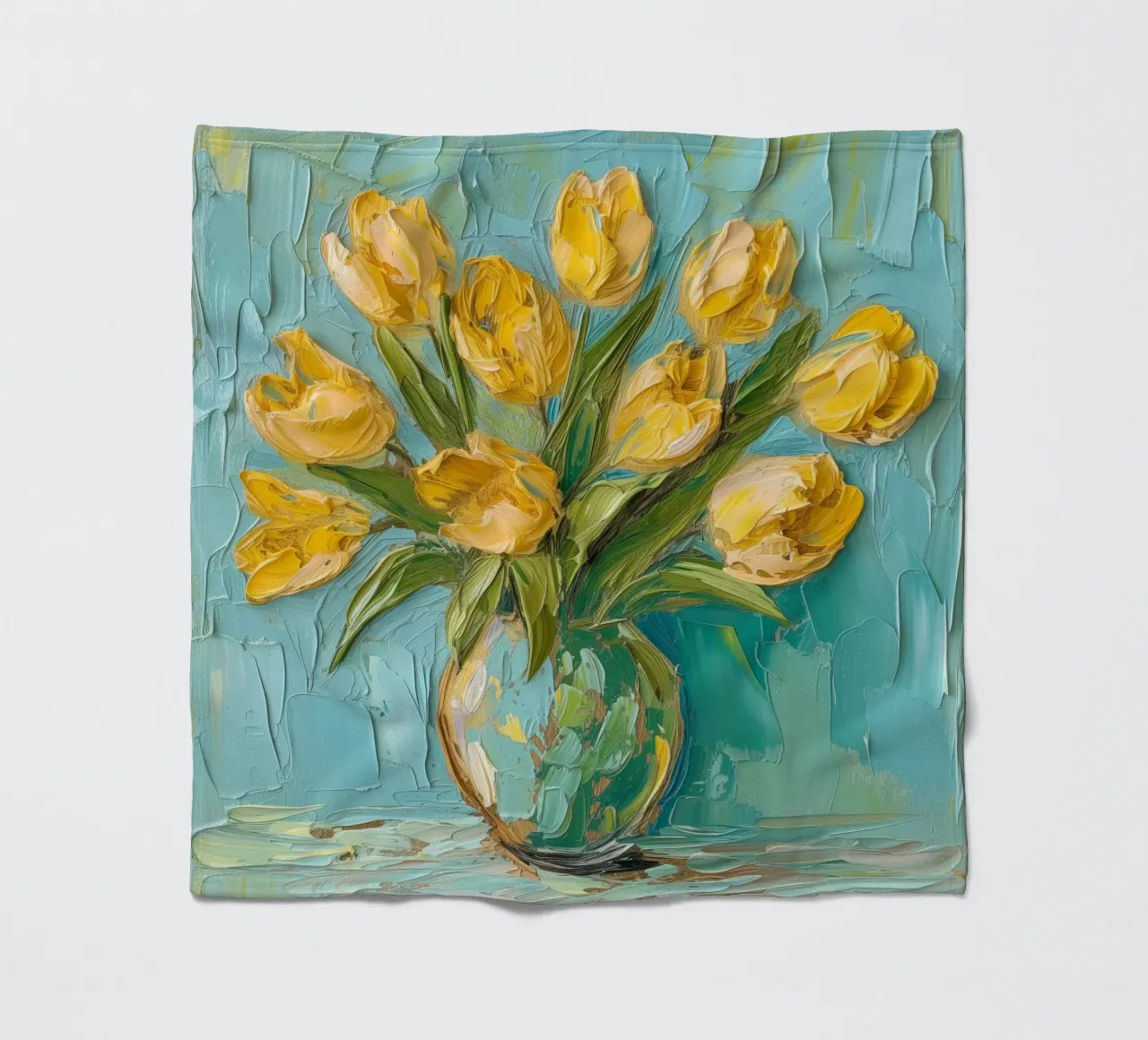 Tulipani gialli coperta in pile da Imagine