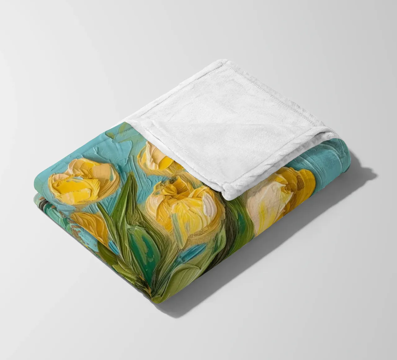 Tulipani gialli coperta in pile da Imagine