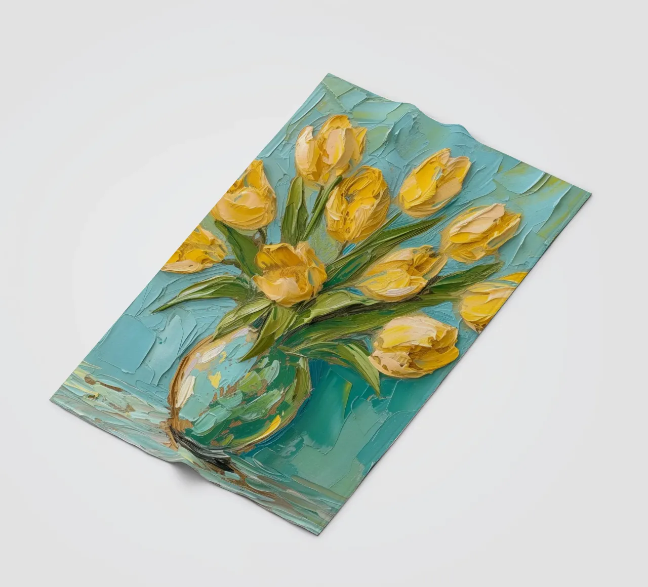 Tulipani gialli coperta in pile da Imagine