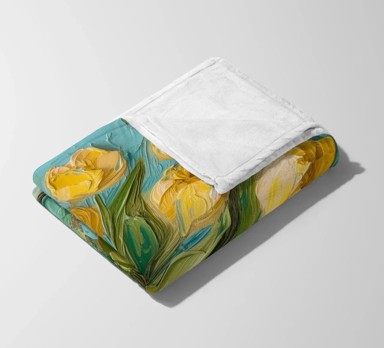 Tulipani gialli coperta in pile da Imagine