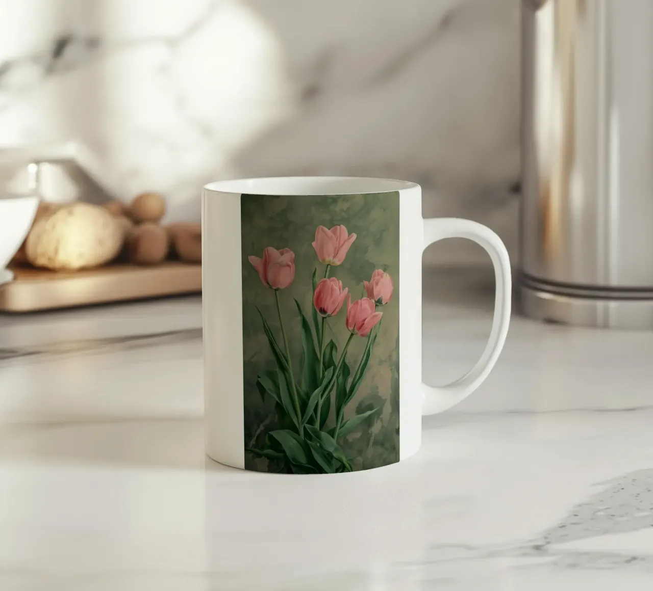 Tulipani tazza in ceramica da Imagine