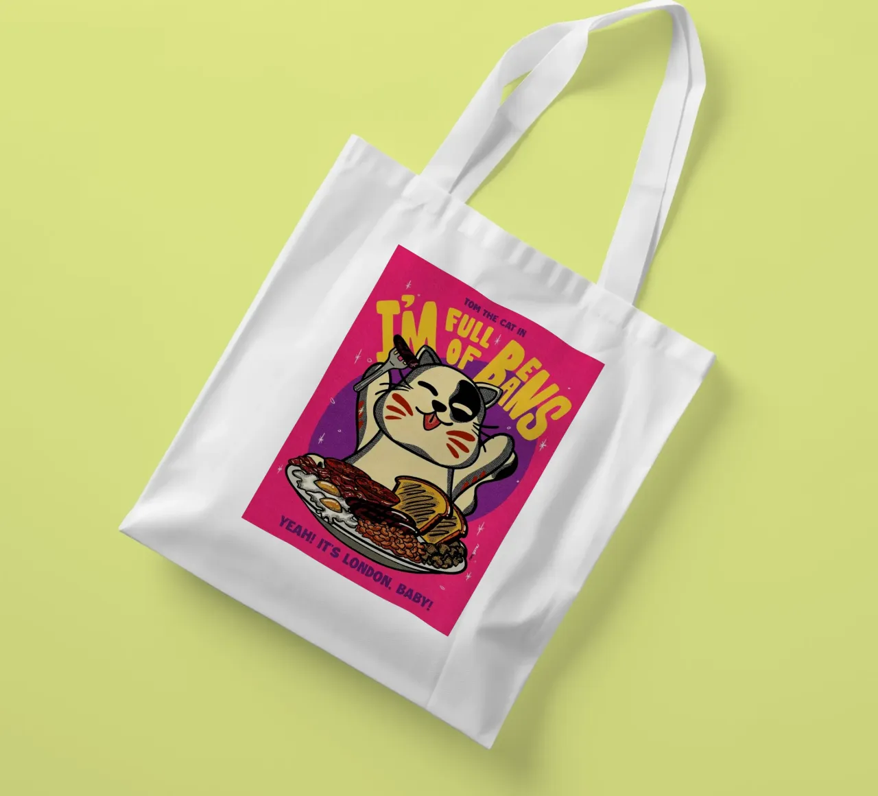 Full Of Beans borsa in juta da Rafa Gomes