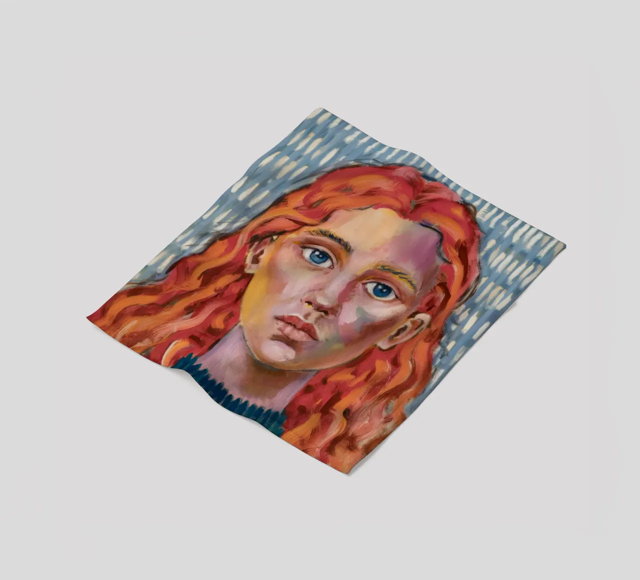 Fiamma dello sguardo della pioggia coperta in pile da Obisidian Brush