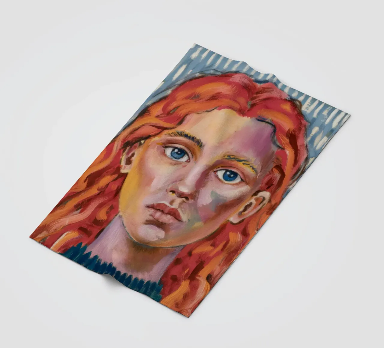 Fiamma dello sguardo della pioggia coperta in pile da Obisidian Brush