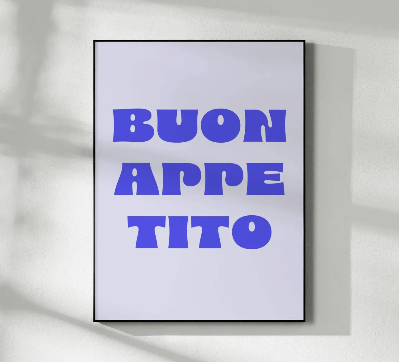 Buon Appetito plexiglass da we line studio - art