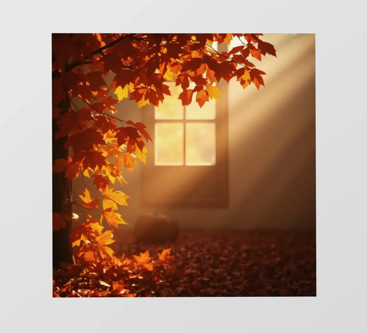 Bright sunlight filters through a window pvc cover by DesignDoodle