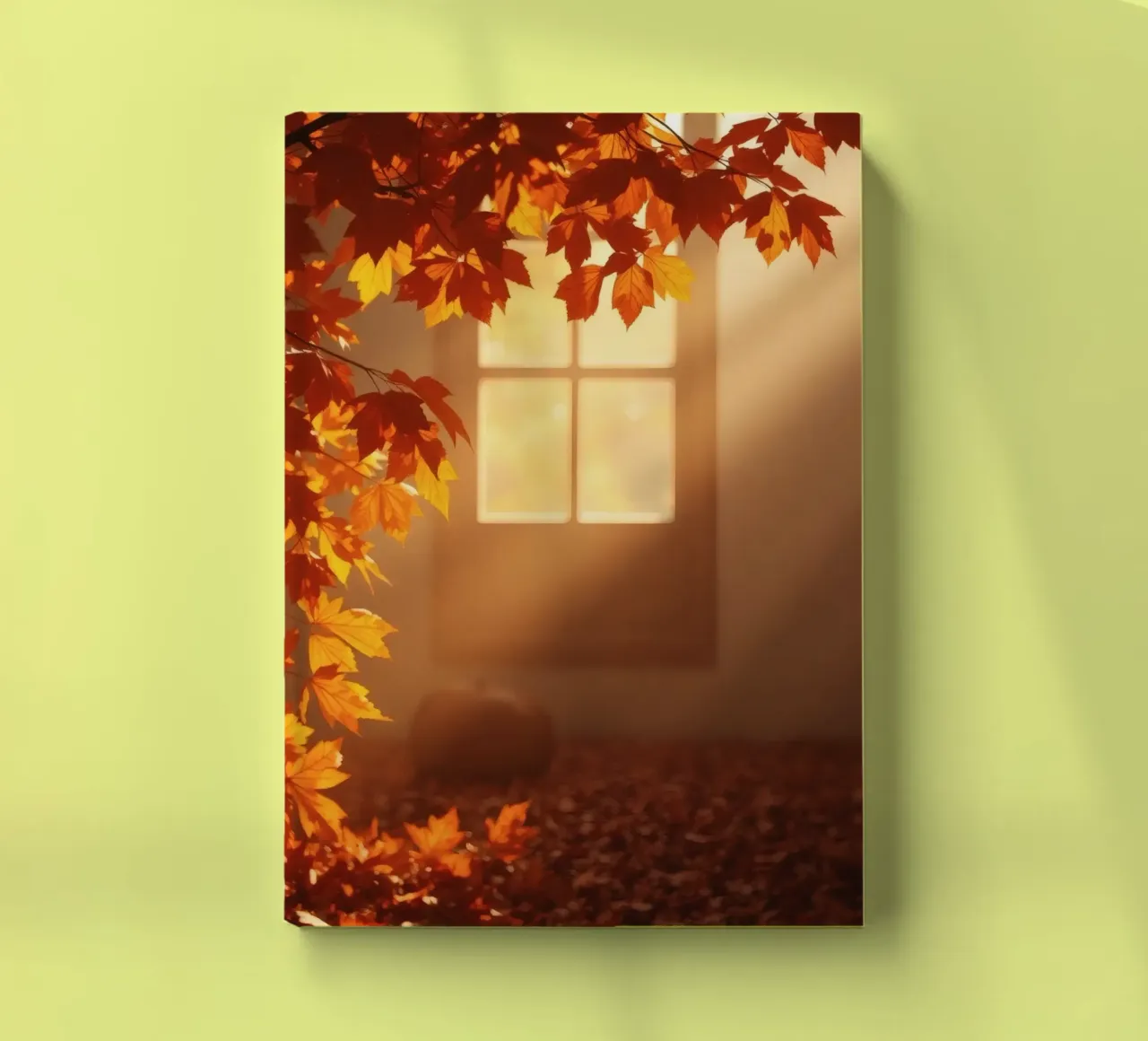 Bright sunlight filters through a window notebook by DesignDoodle