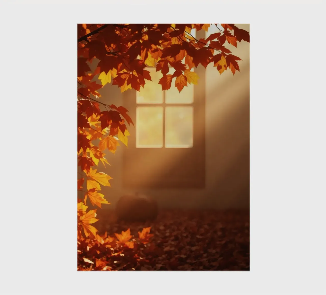 Bright sunlight filters through a window notebook by DesignDoodle
