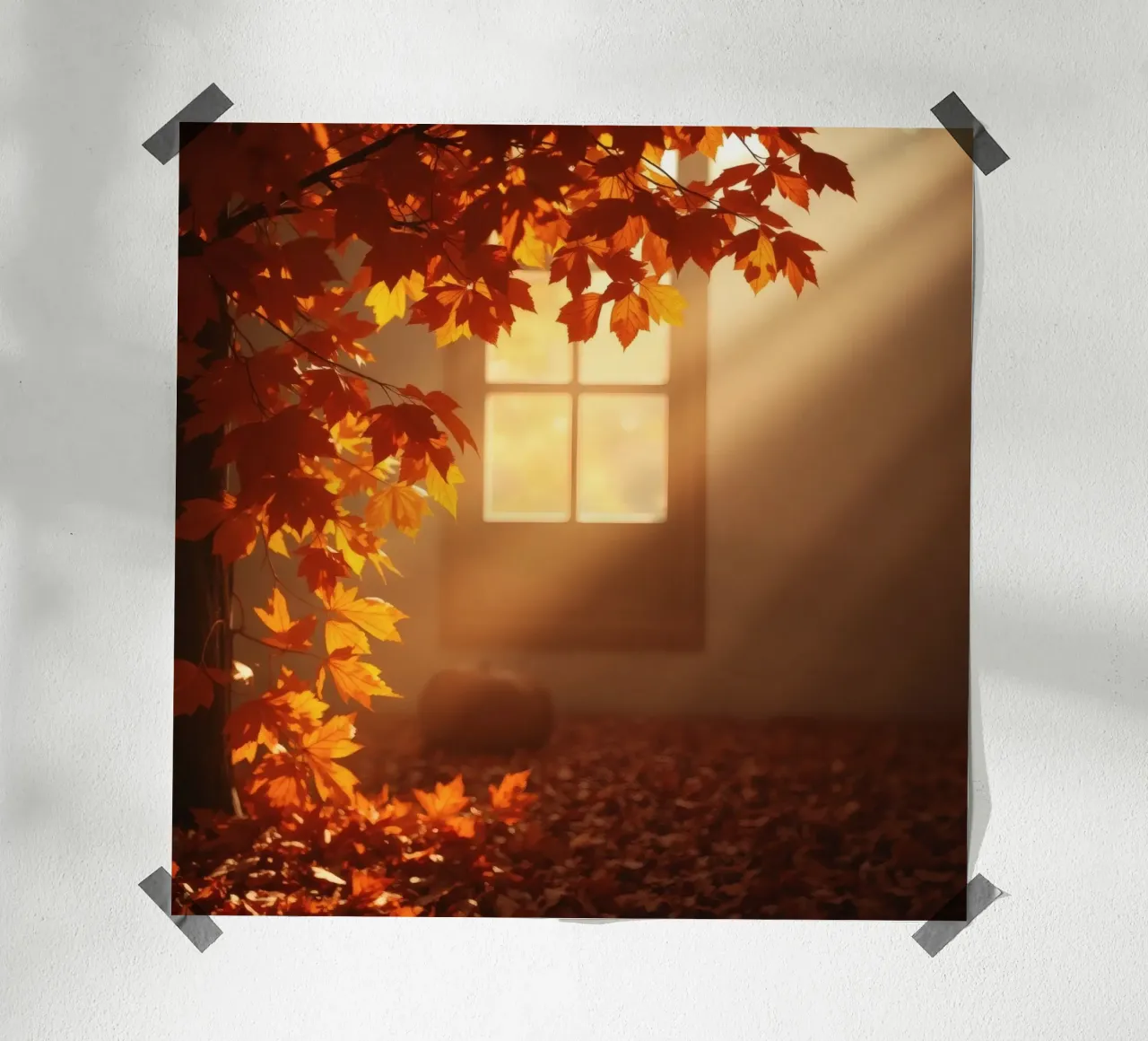 Bright sunlight filters through a window hahnemühle by DesignDoodle