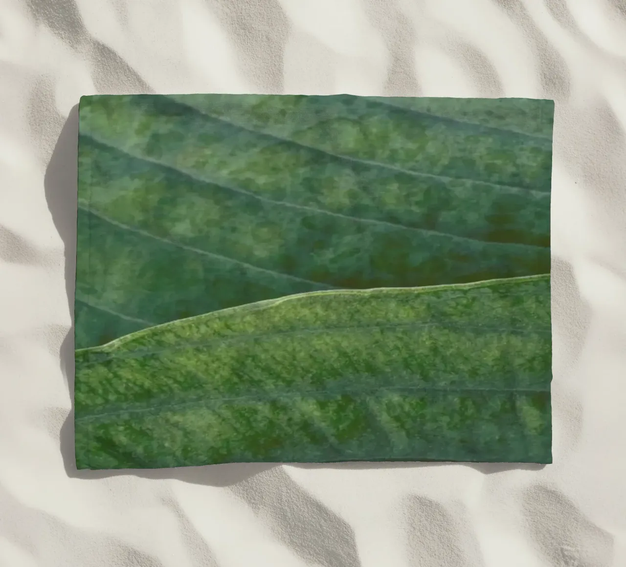 Loving The Leaves 6 beach towel by Nur Mut