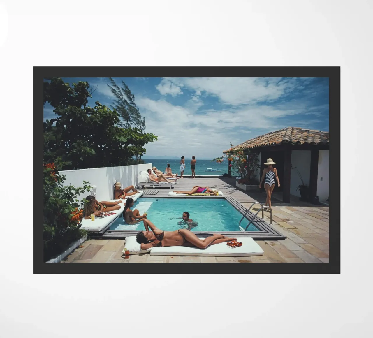 Donna che dorme - Slim Aarons zerbino da Chrisvintage