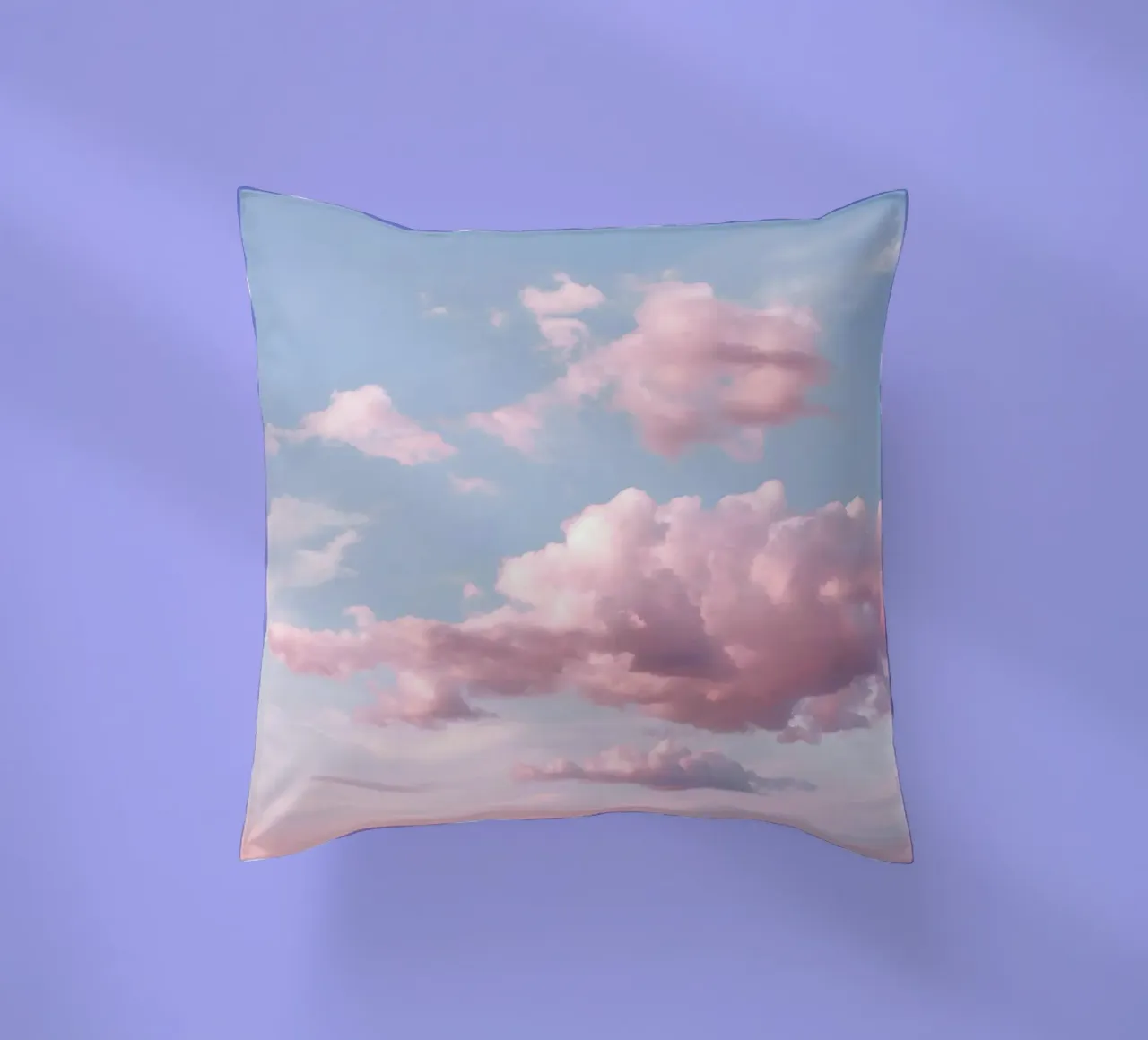 Nuvole di cotone serene cuscino da Moon  Bloom