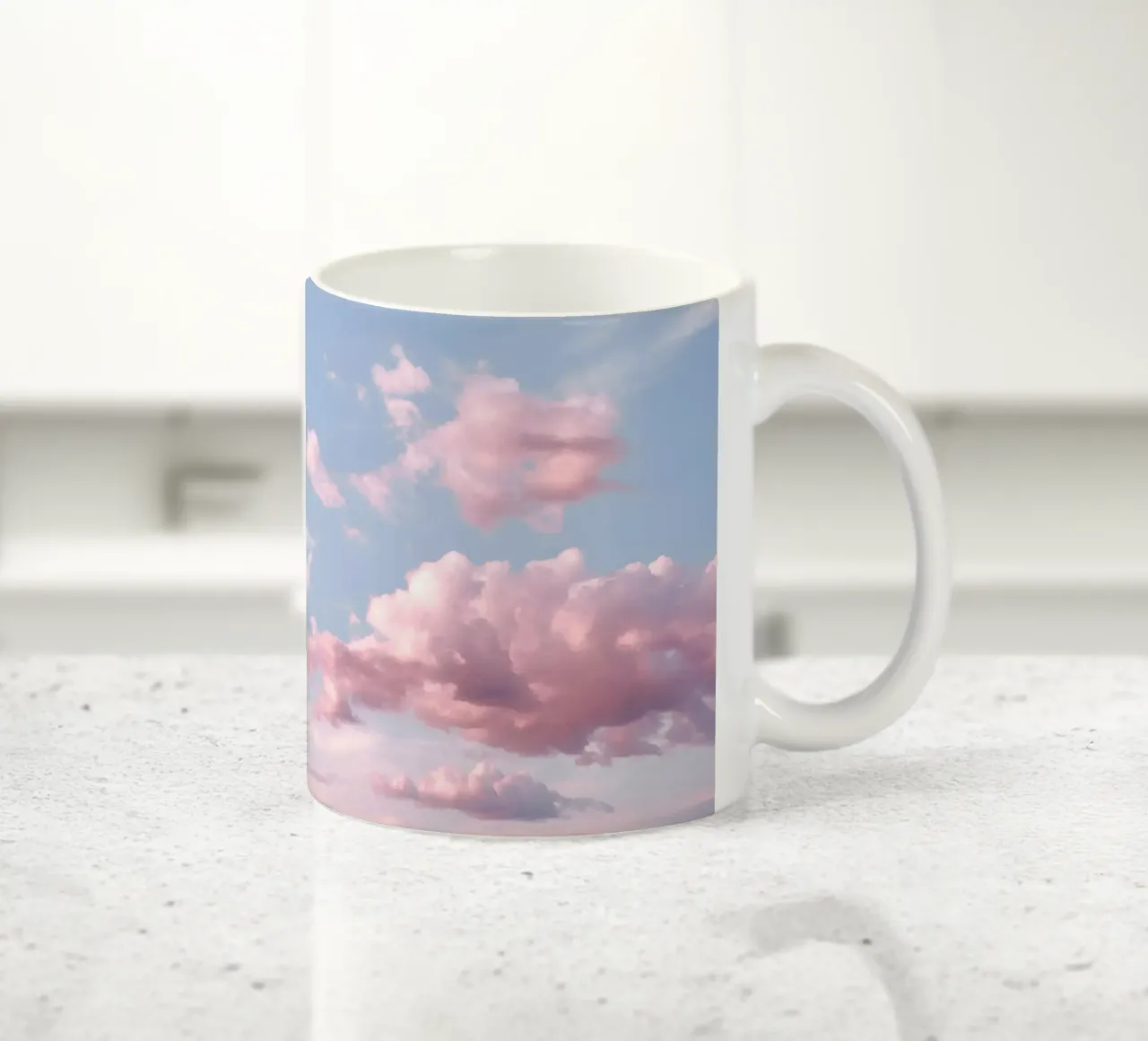 Nuvole di cotone serene tazza in ceramica da Moon  Bloom