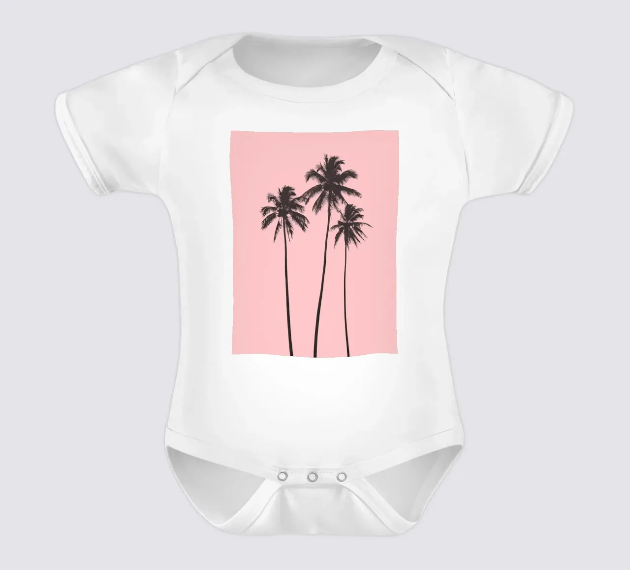 Blush Breeze Kurzarm Babybody von Moon  Bloom