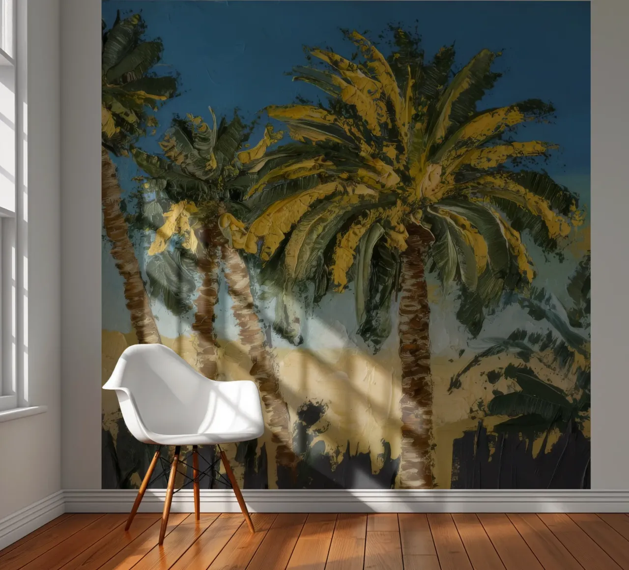 Yellow Palm Rhythm photo wallpaper by Obisidian Brush