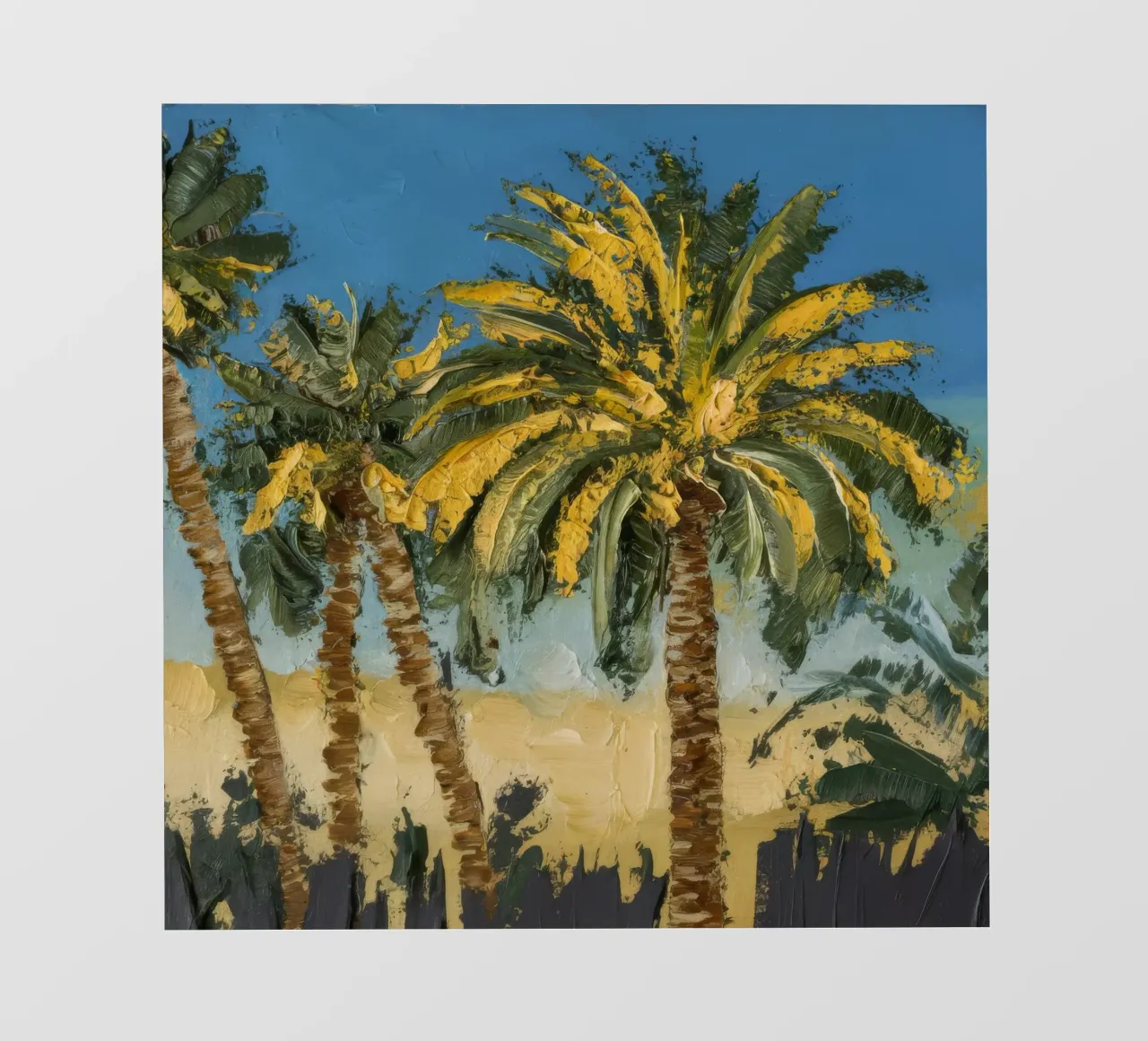 Yellow Palm Rhythm photo wallpaper by Obisidian Brush