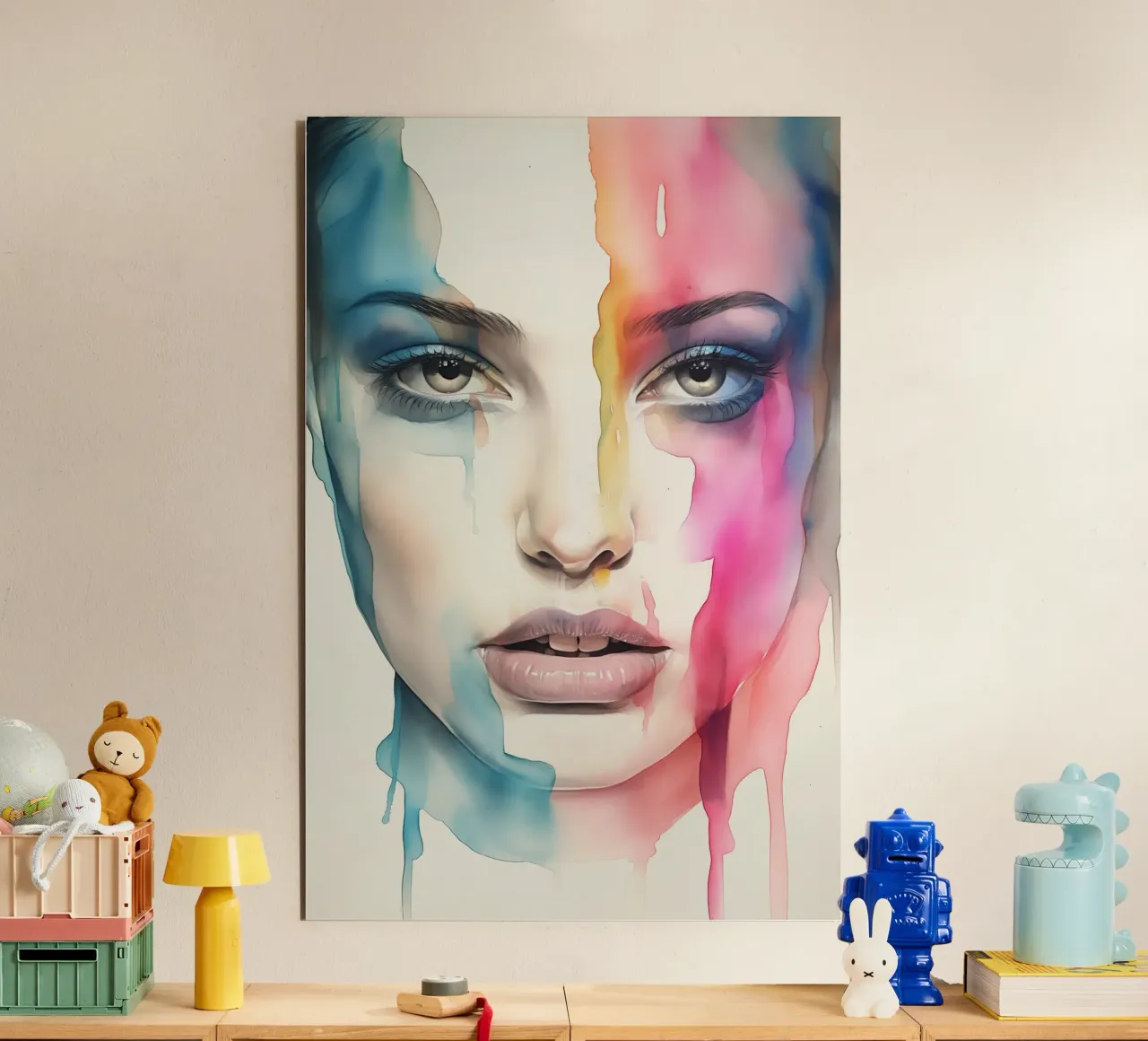 Women's face forex plate by Imagine