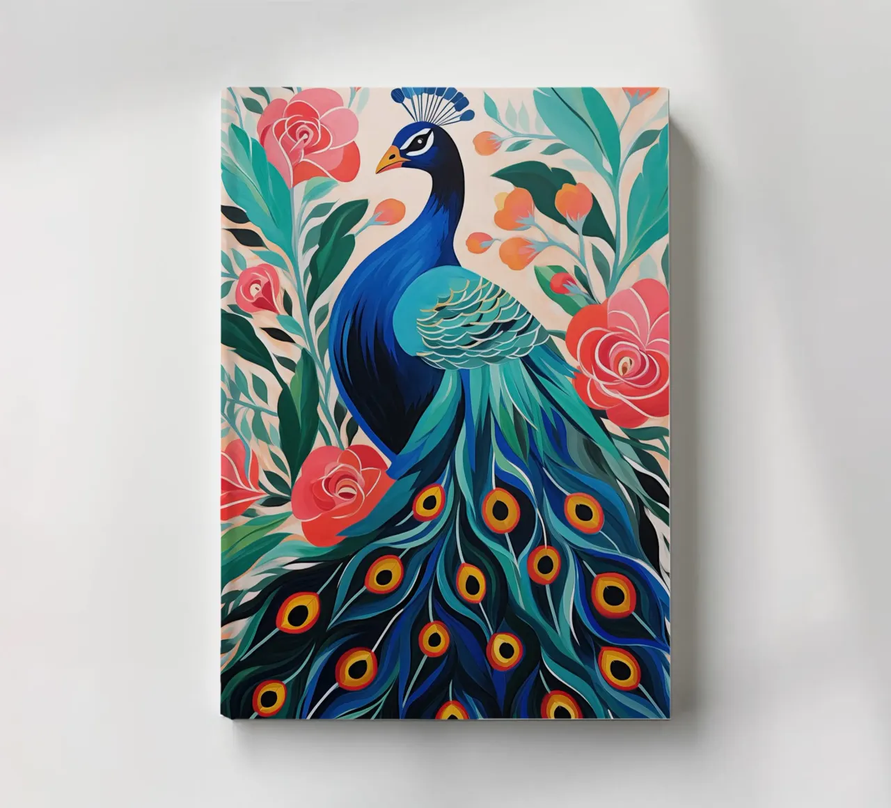 Peacock notebook by Imagine