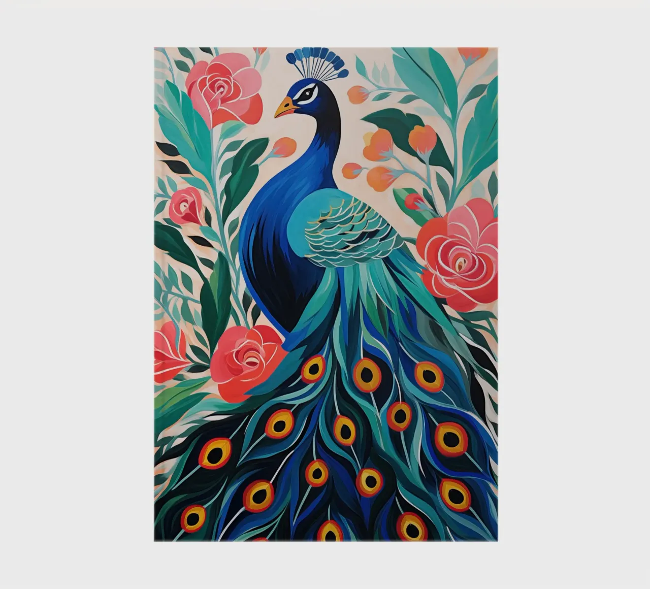 Peacock notebook by Imagine