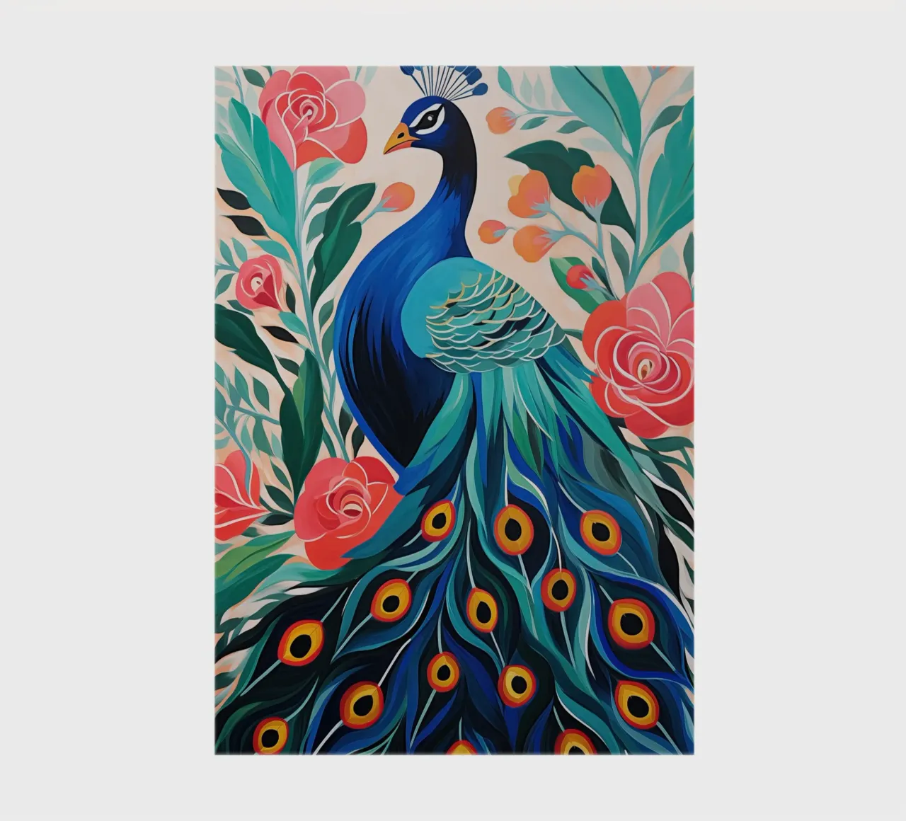 Peacock notebook by Imagine