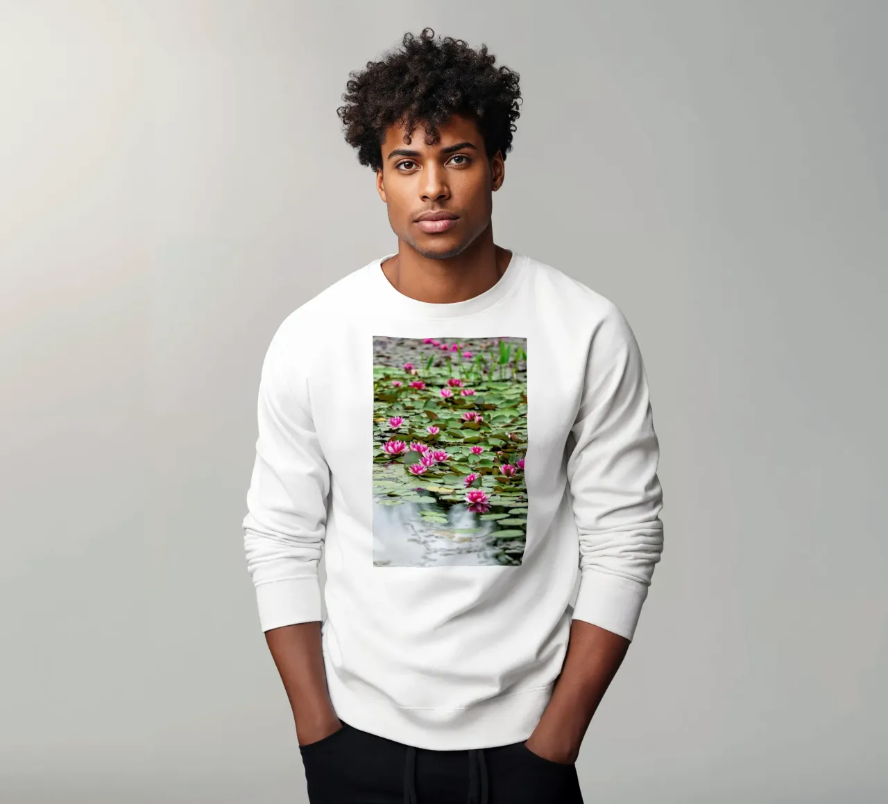 Waterlillies 1 felpa da Curious Collections by Marielle Leenders