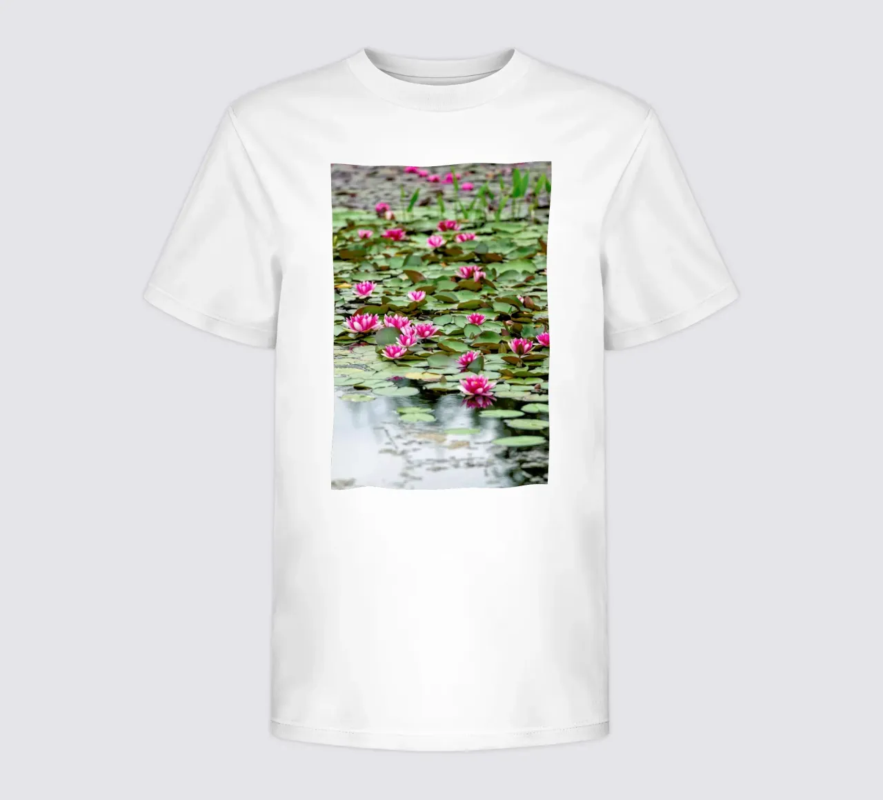 Waterlillies 1 kids t-shirt by Curious Collections by Marielle Leenders