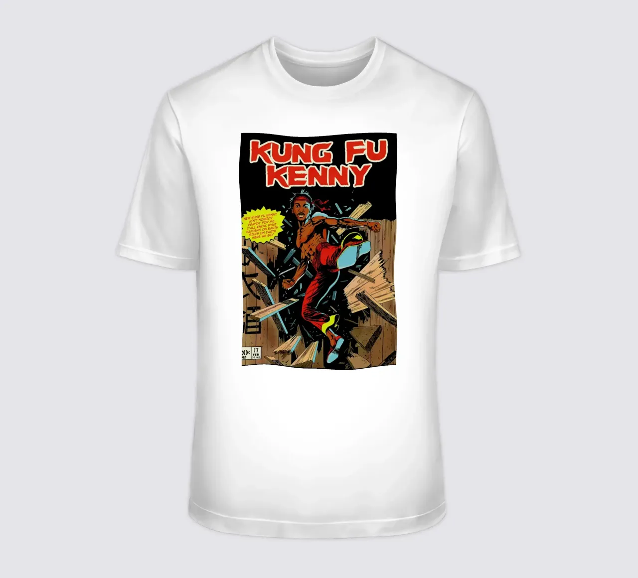 Kung Fu Kenny t-shirt da Ads Libitum