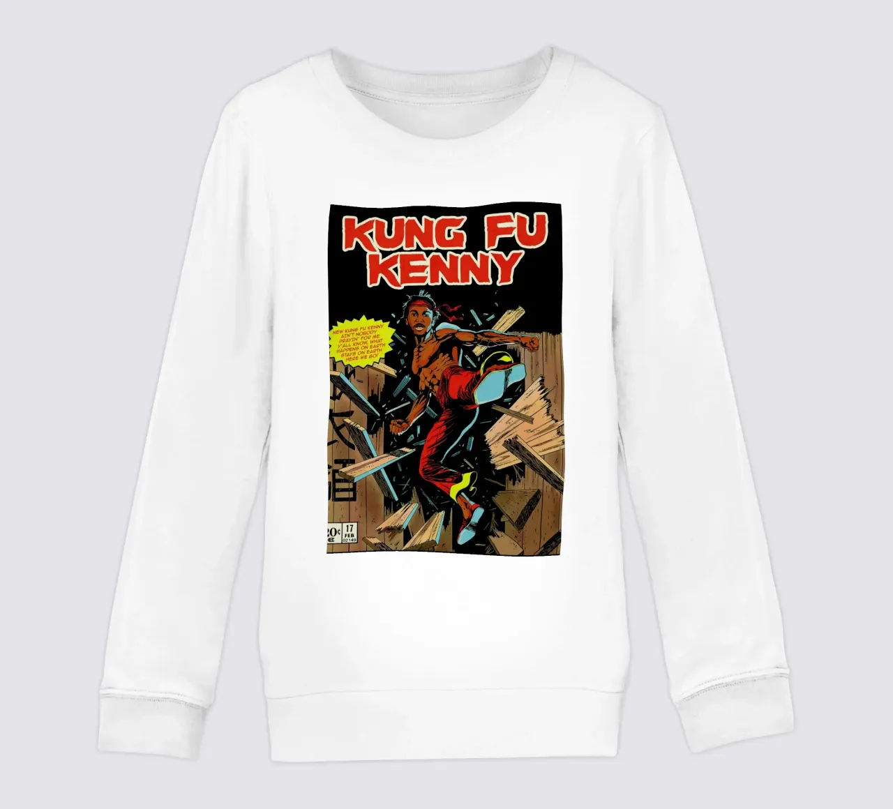 Kung Fu Kenny felpa bambino da Ads Libitum