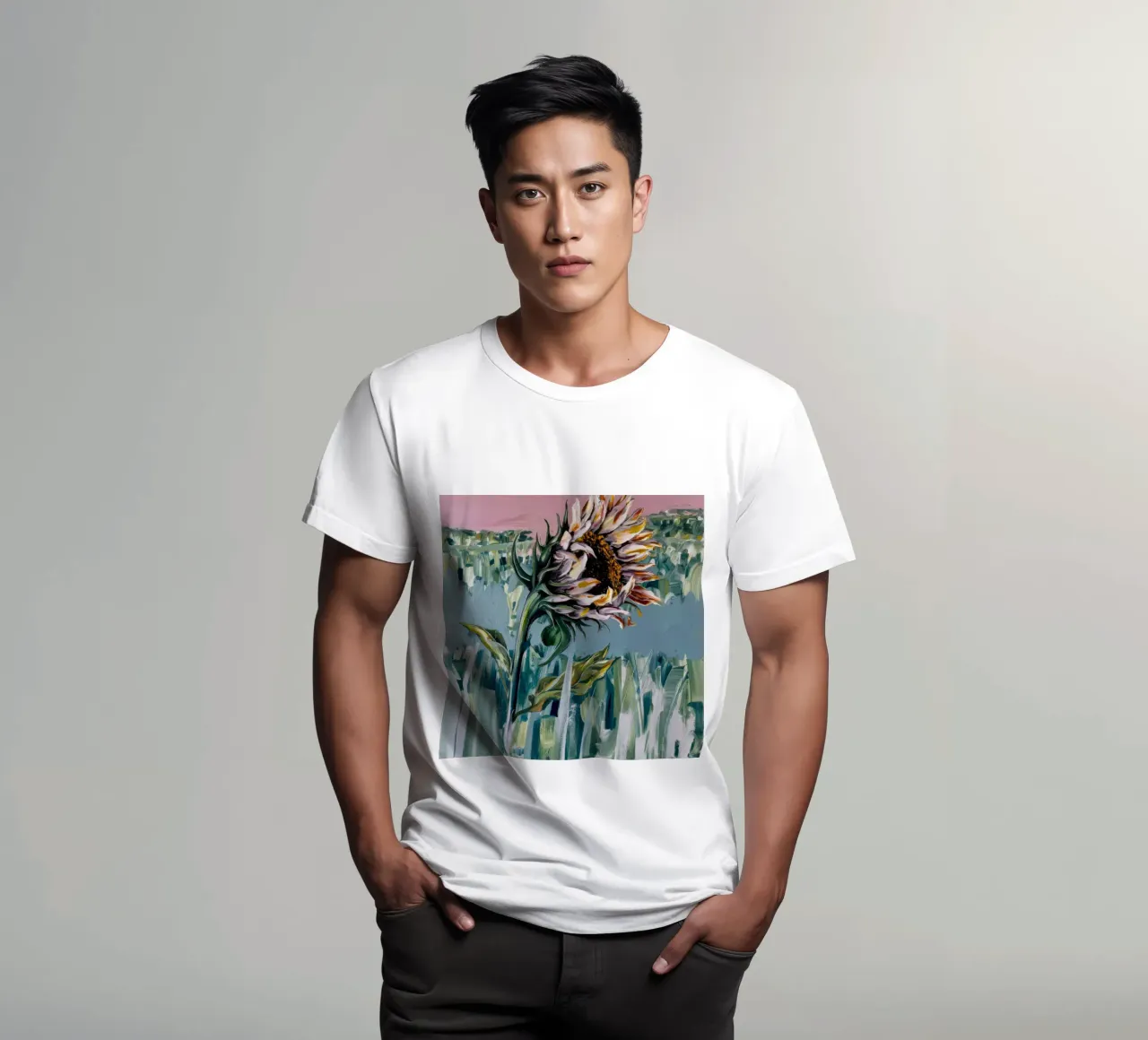 Curva di bellezza appassita t-shirt da Obisidian Brush