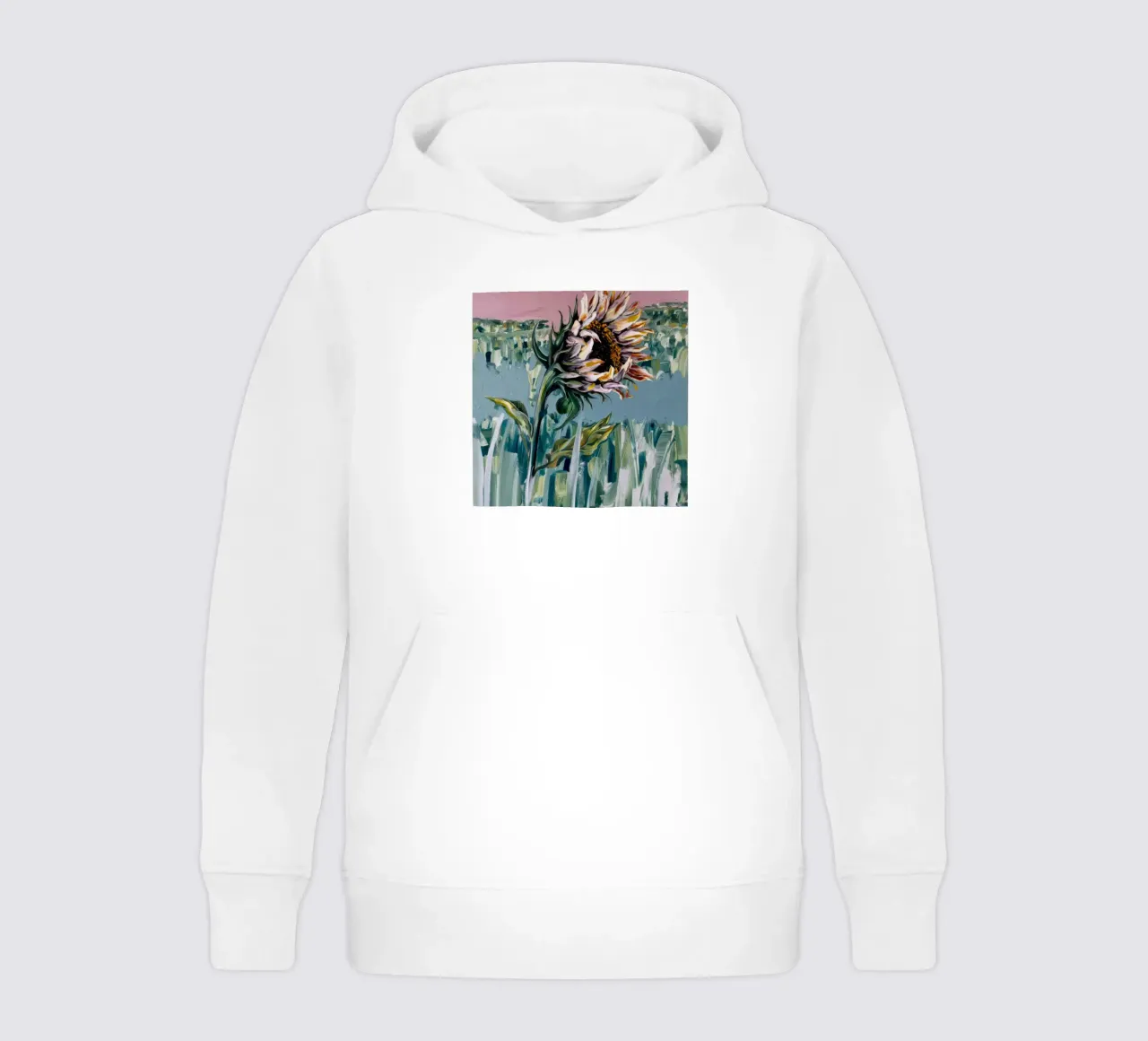 Curva di bellezza appassita felpa bambino con cappuccio da Obisidian Brush