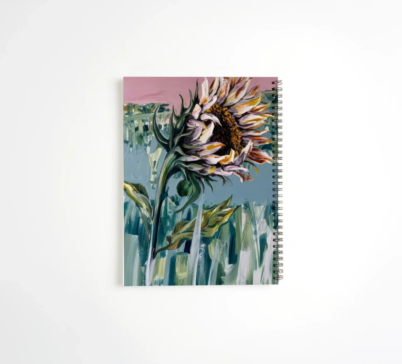 Withered Beauty Curve spiral notebook by Obisidian Brush