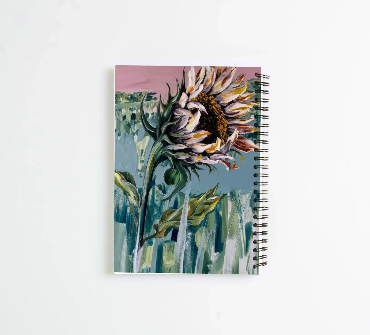 Withered Beauty Curve spiral notebook by Obisidian Brush