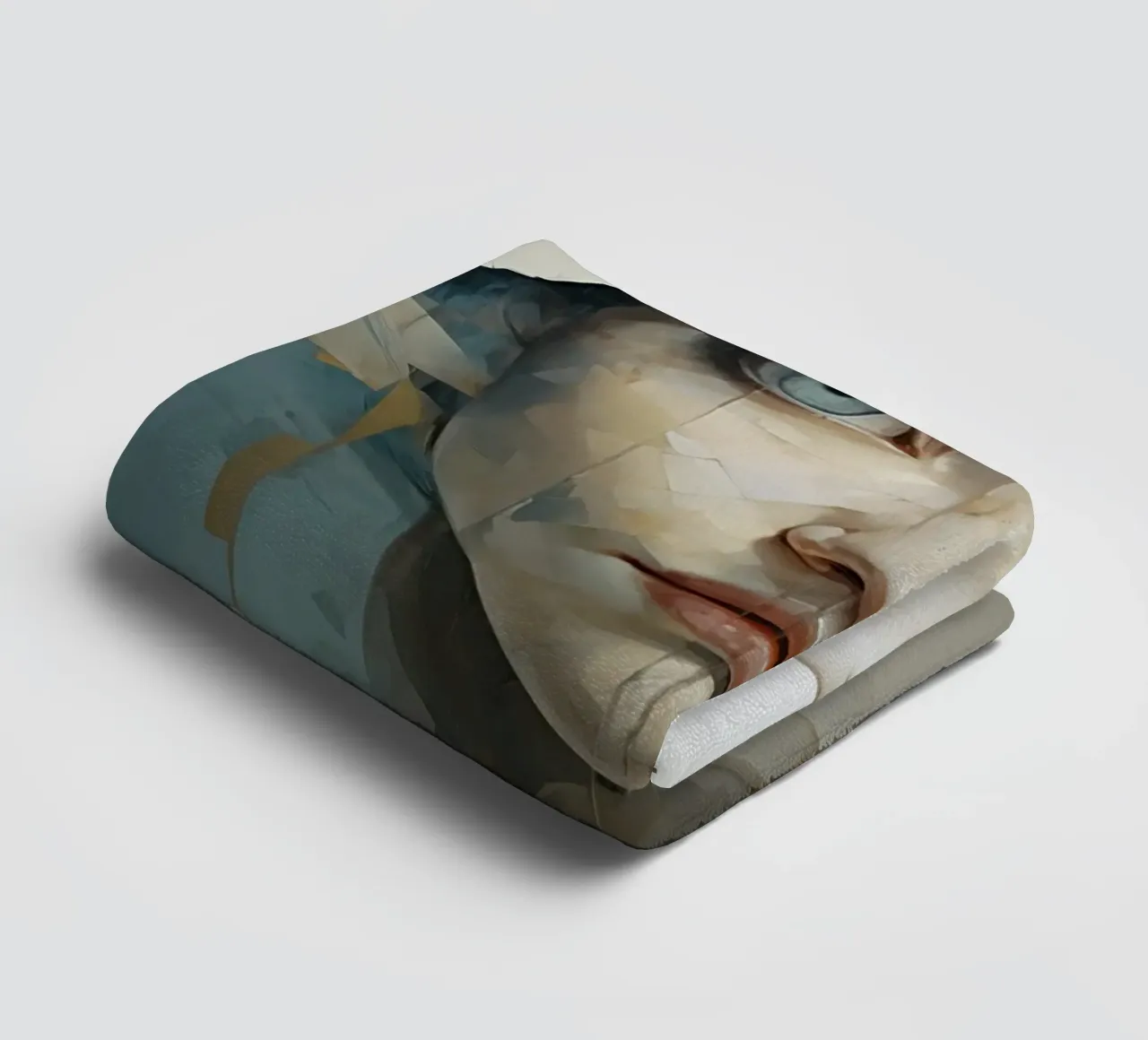 Abstract face towel by Imagine