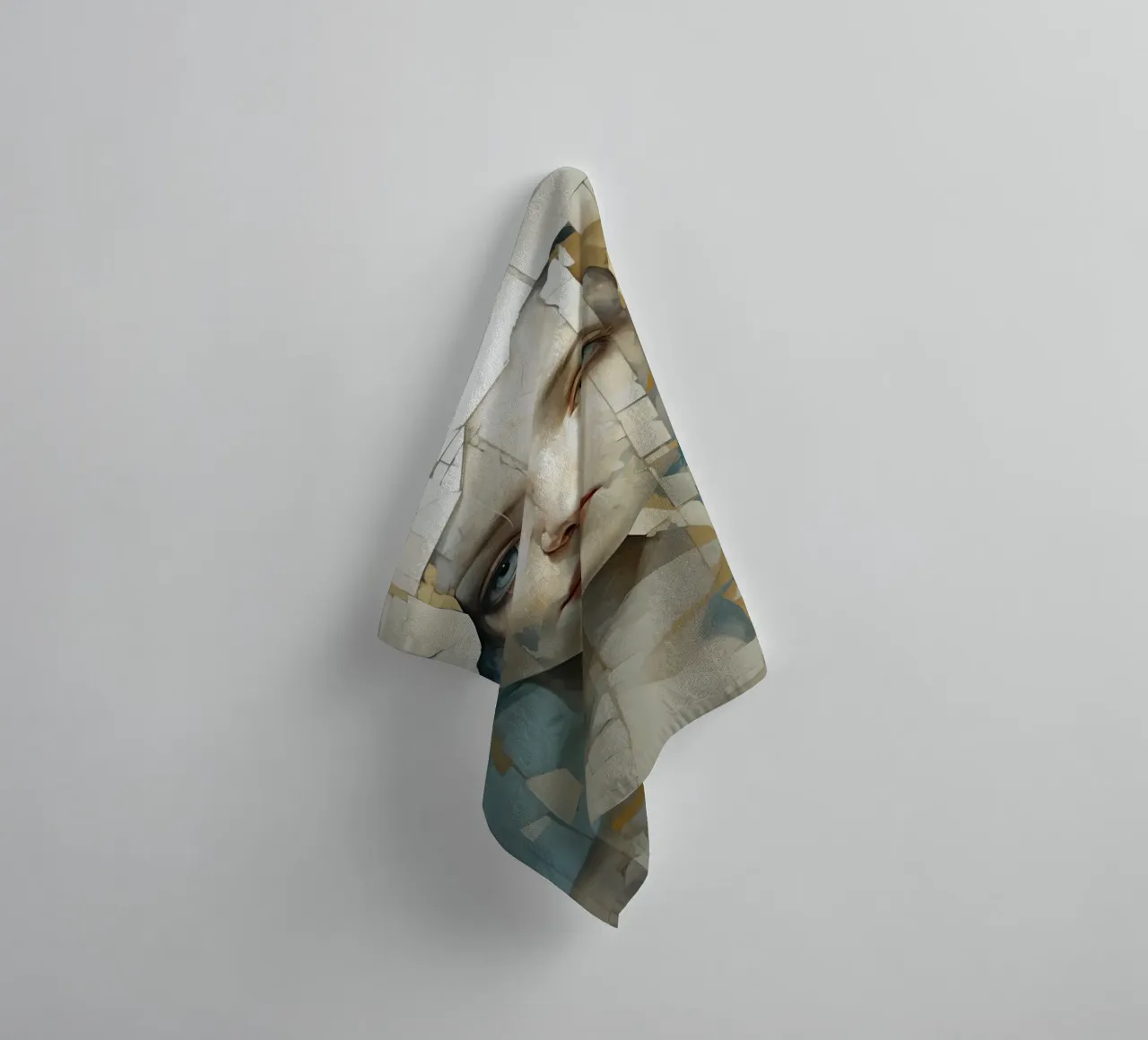 Abstract face towel by Imagine
