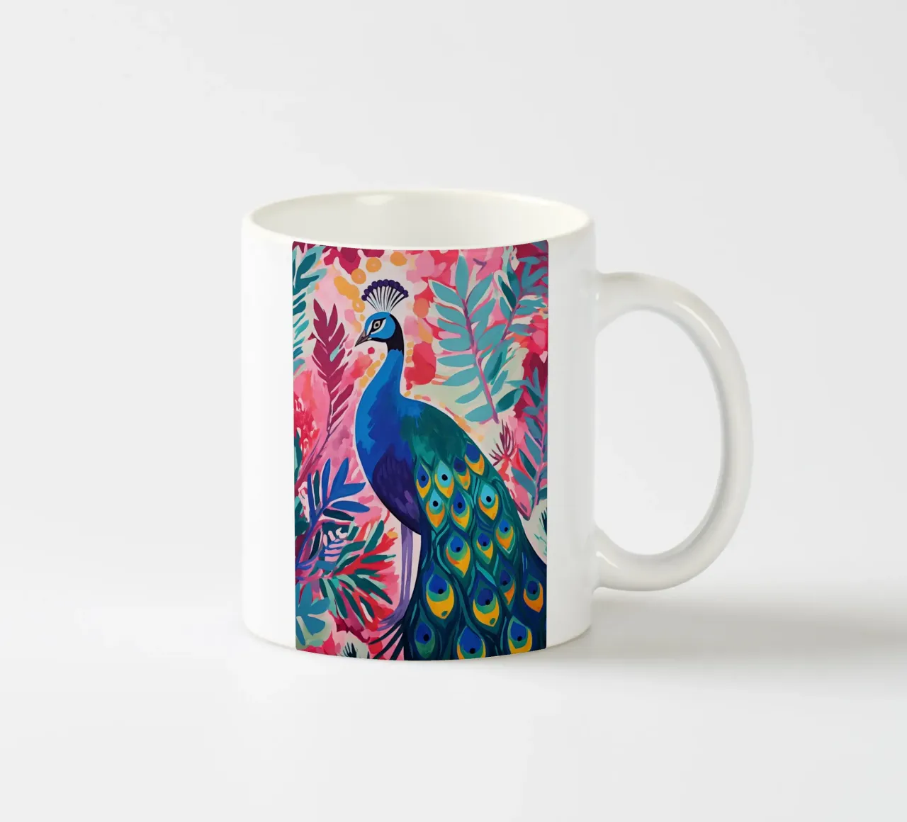 Pavone tazza in ceramica da Imagine