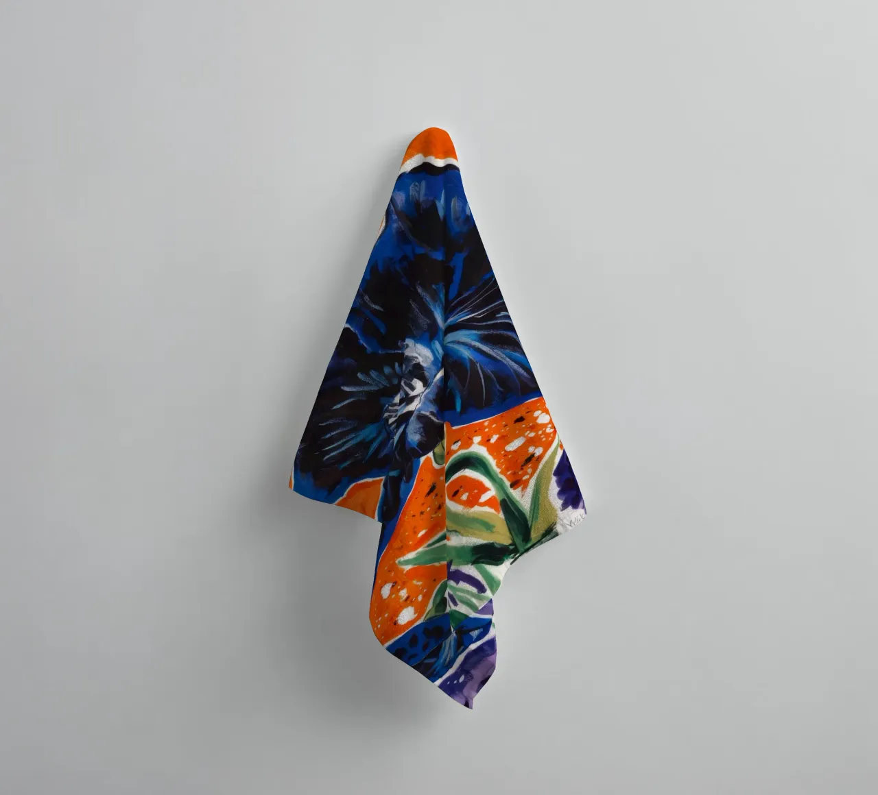 Electric Iris Flame towel by Obisidian Brush
