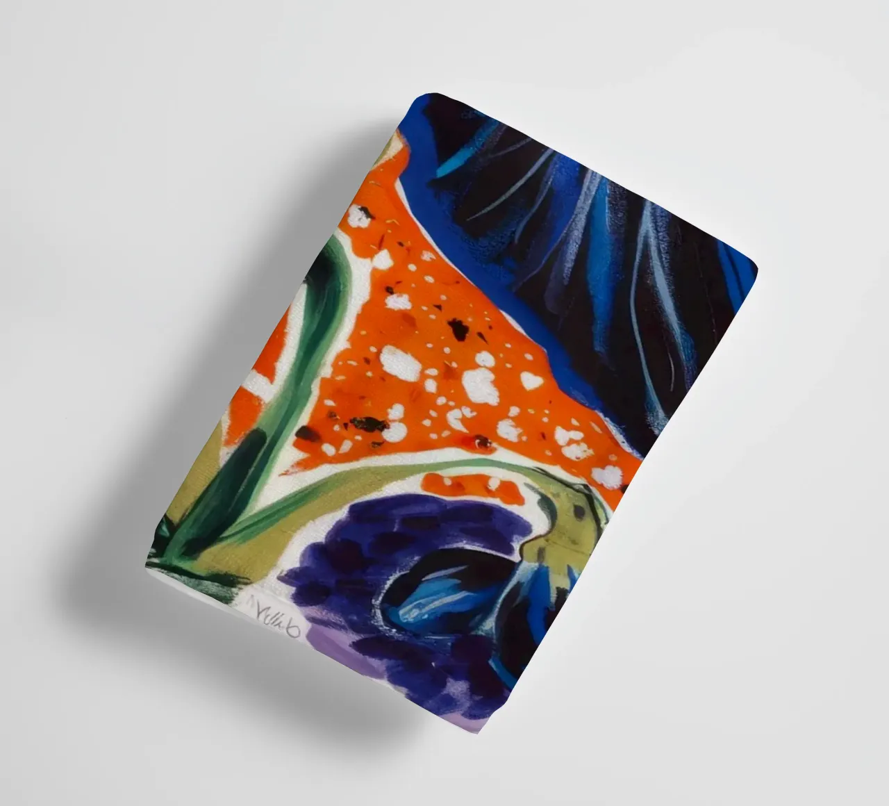 Electric Iris Flame towel by Obisidian Brush
