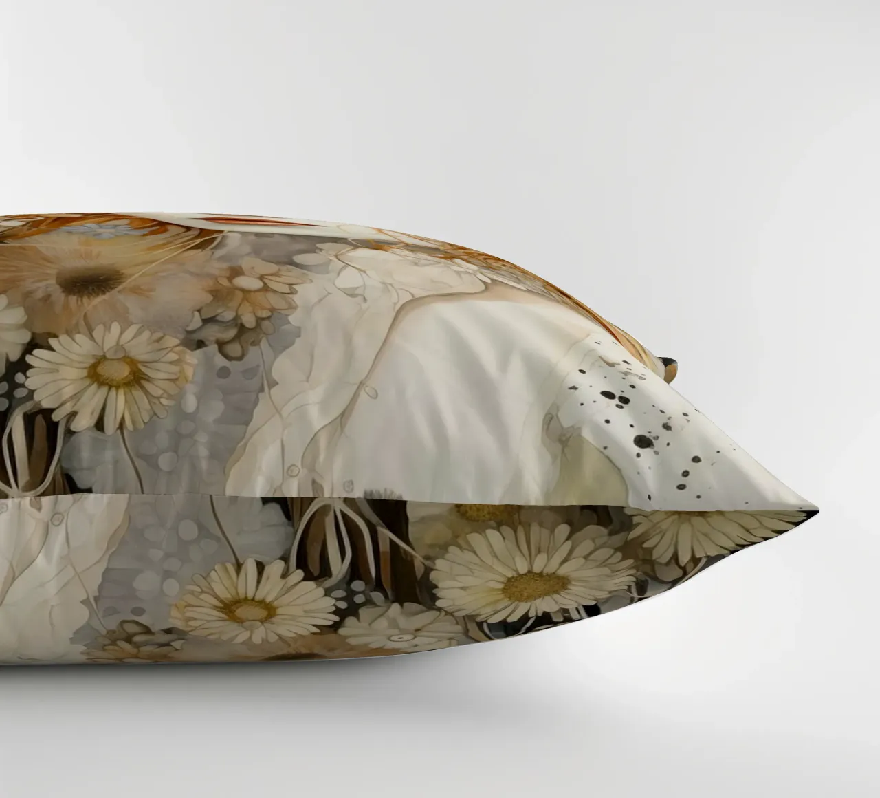 Donna con fiori cuscino da Imagine