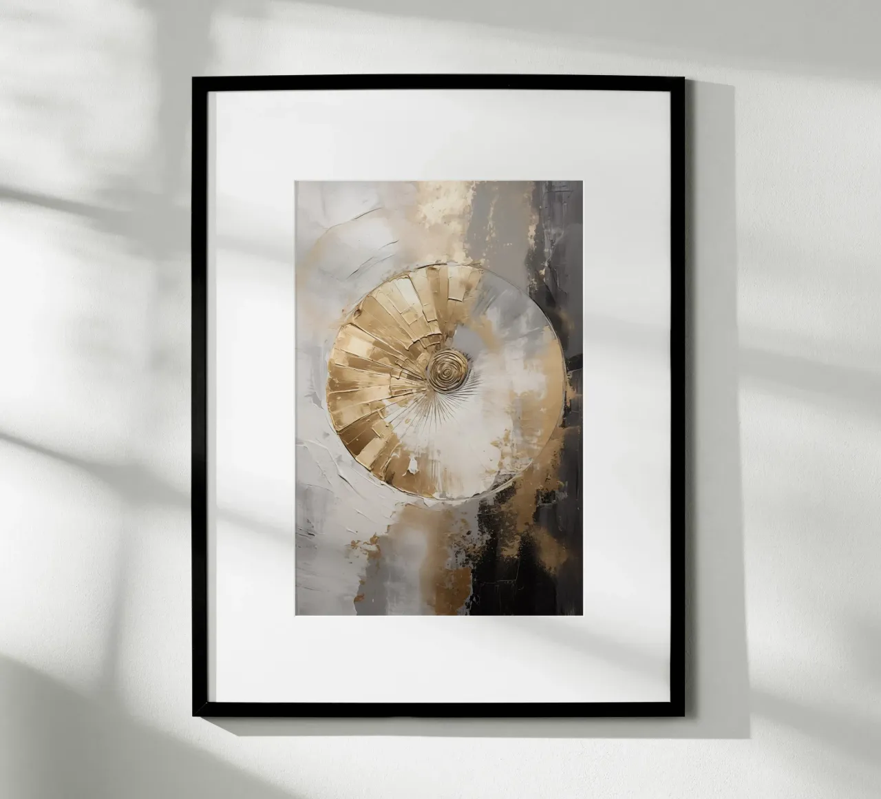 Round shape abstract poster by Imagine