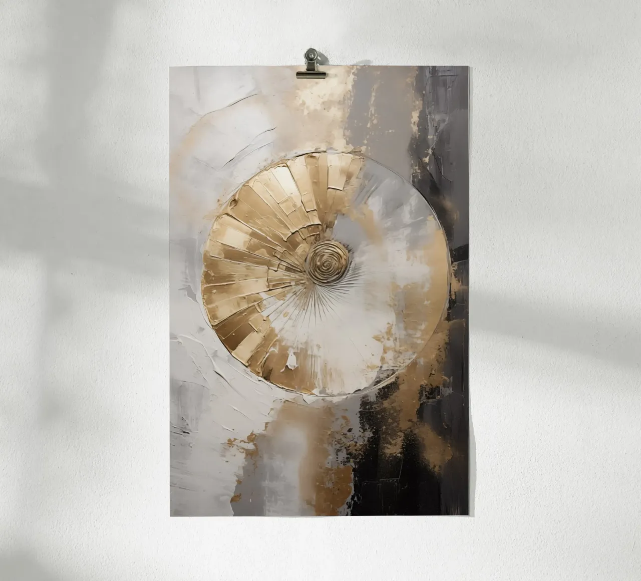 Round shape abstract poster by Imagine