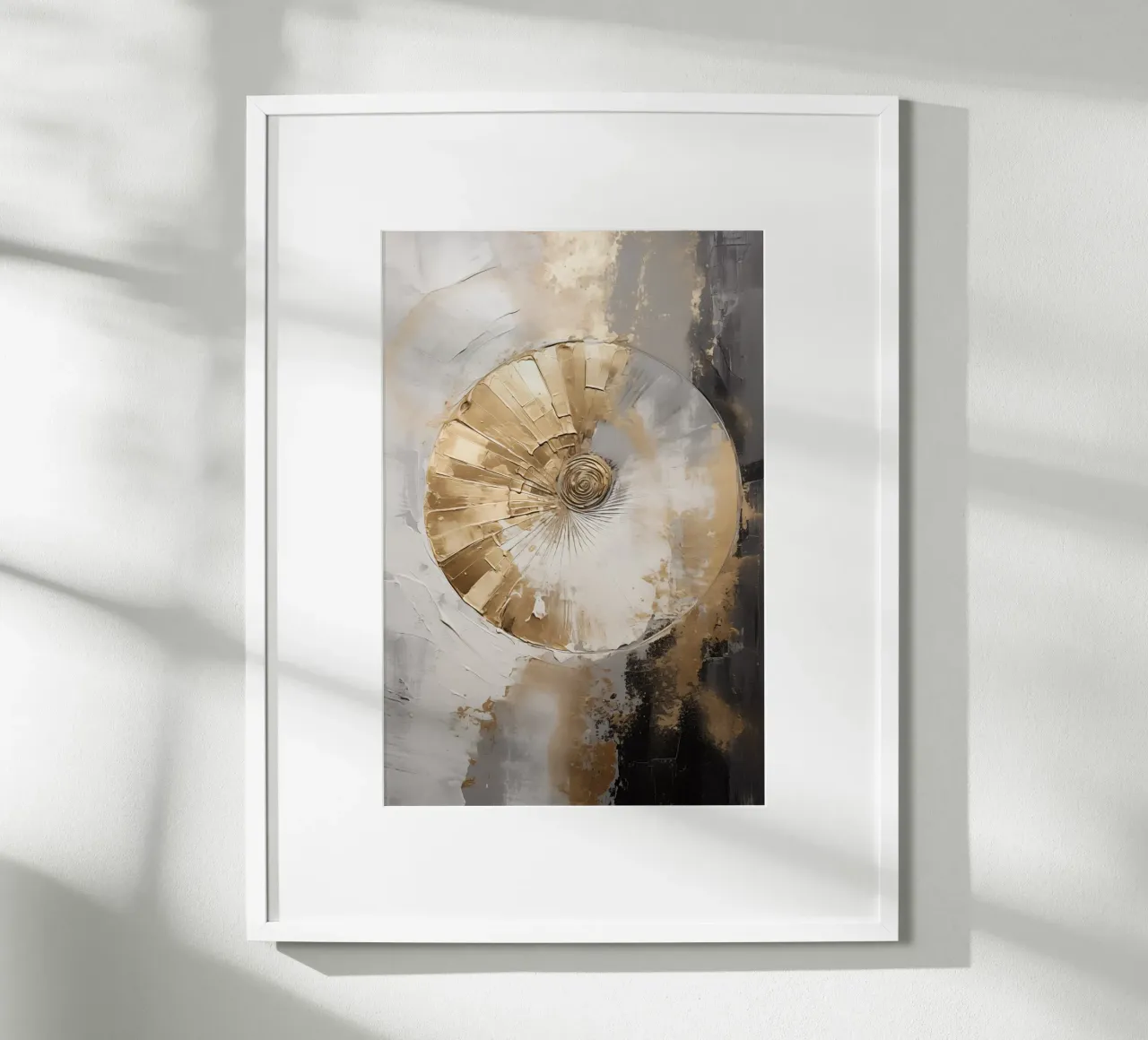 Round shape abstract poster by Imagine