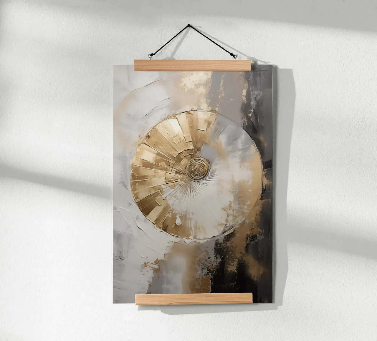 Round shape abstract poster by Imagine