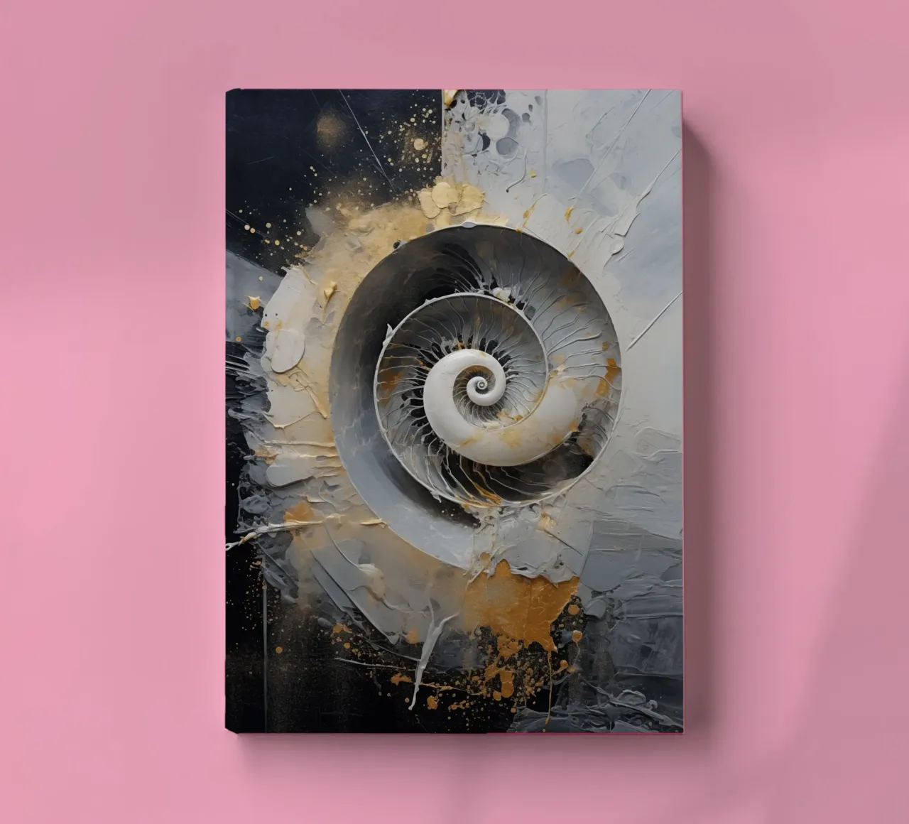 Abstract shell notebook by Imagine