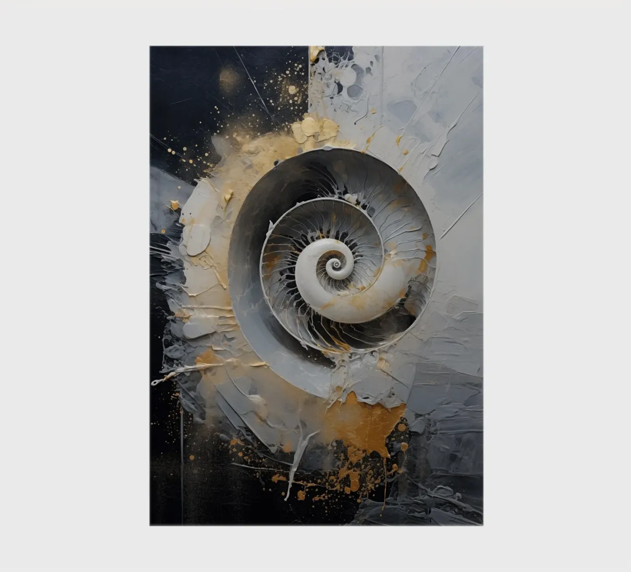 Abstract shell notebook by Imagine