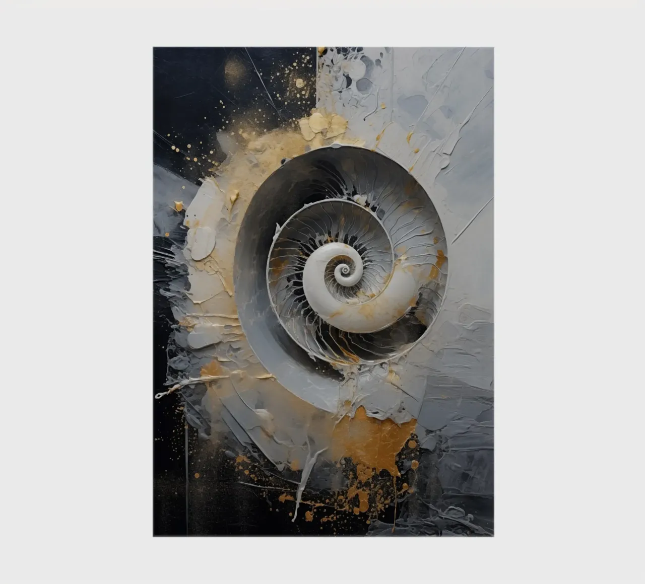 Abstract shell notebook by Imagine