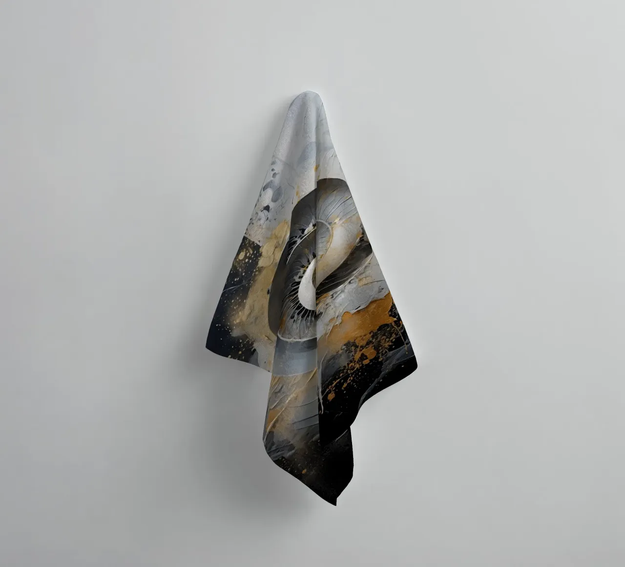 Abstract shell towel by Imagine