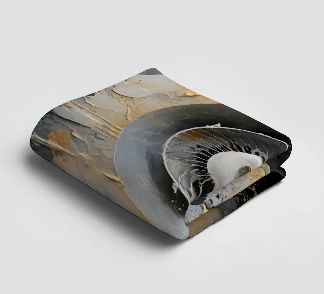 Abstract shell towel by Imagine
