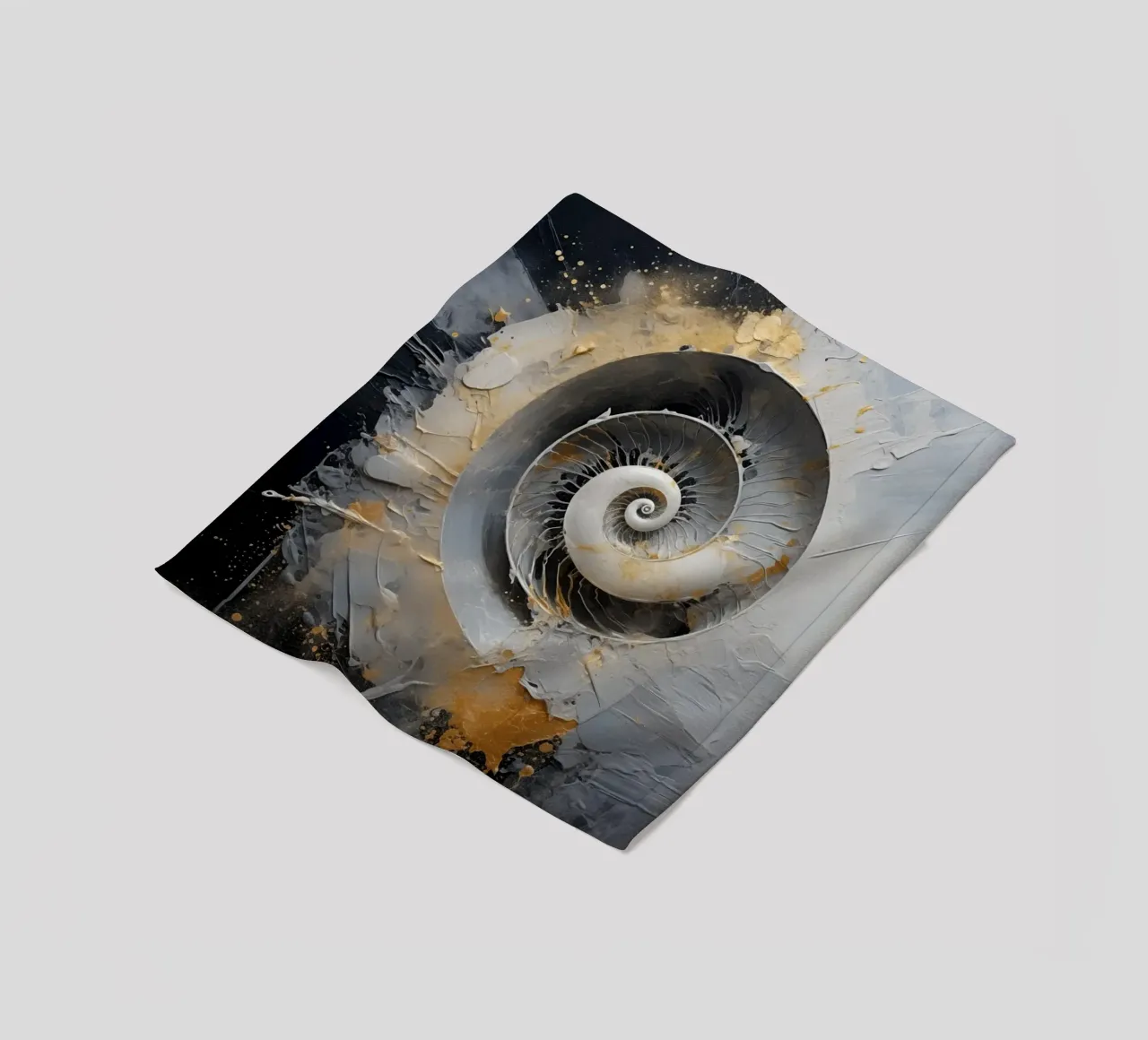 Abstract shell fleece blanket by Imagine